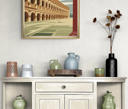 affiche nimes retro