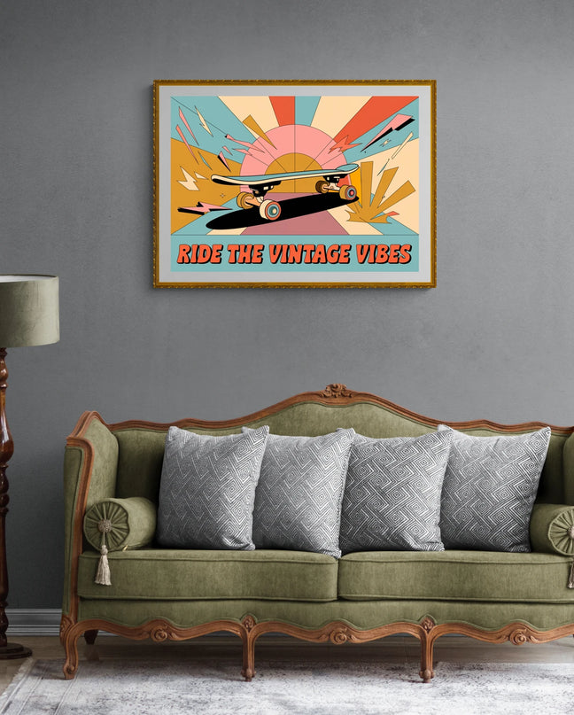 affiche skate vintage