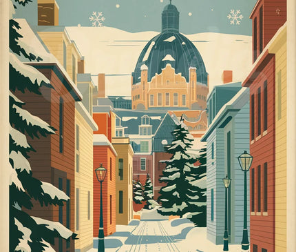 affiche vintage quebec