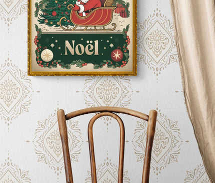 affiche noel vintage