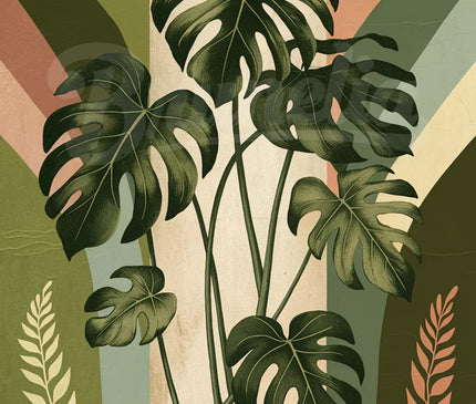 Affiche vintage plante copie
