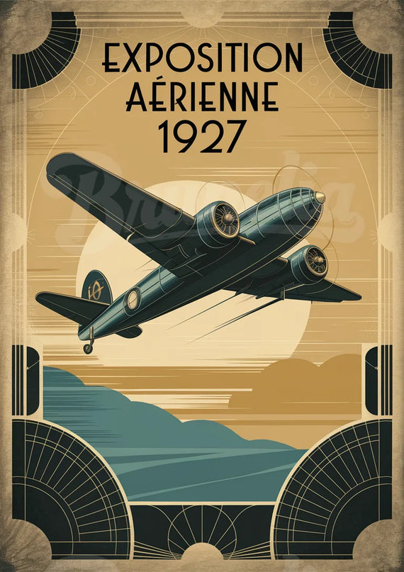 affiche vintage aviation
