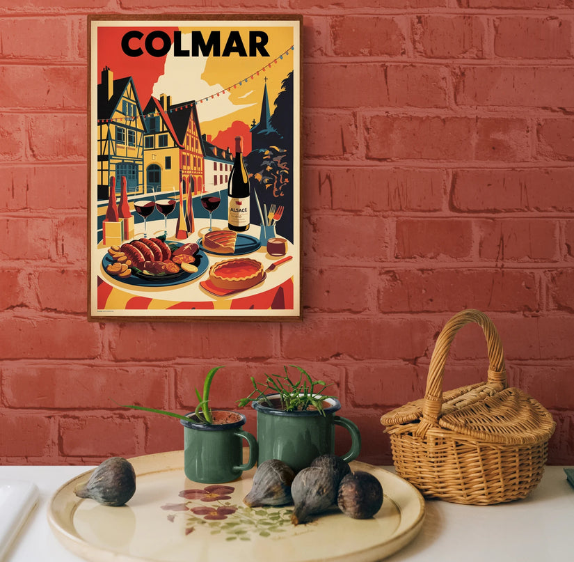 Affiche vintage Colmar copie
