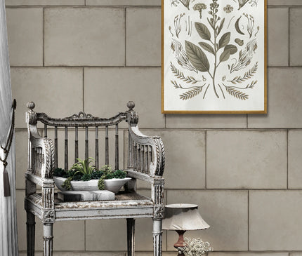 affiche herbier vintage