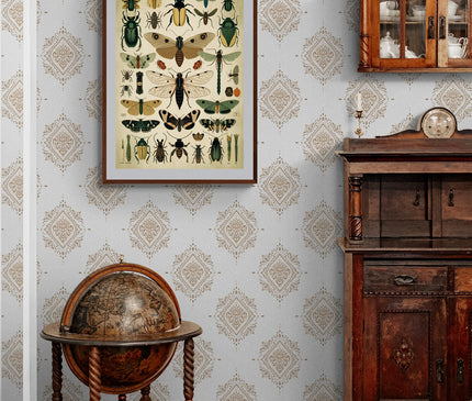 affiche insecte vintage