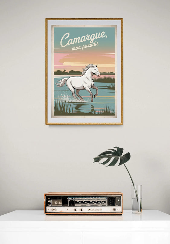 affiche vintage camargue 2
