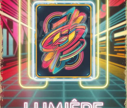affiche rétro éclairée 2
