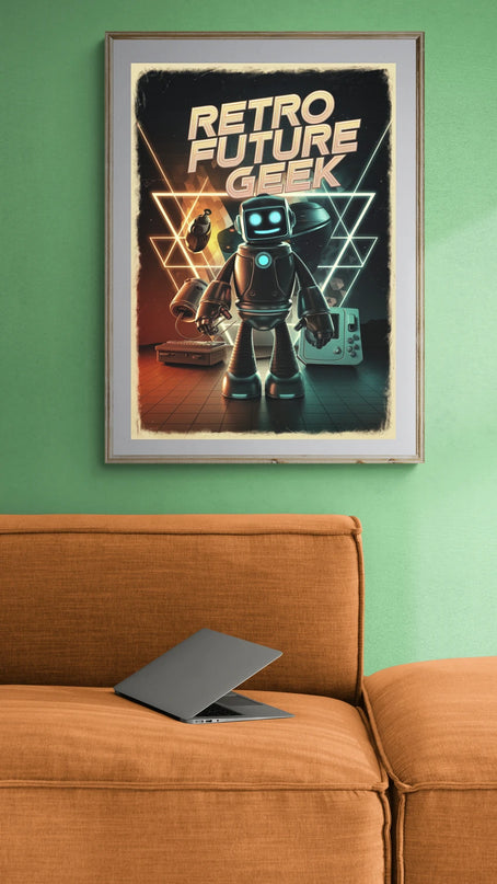 affiche retro geek