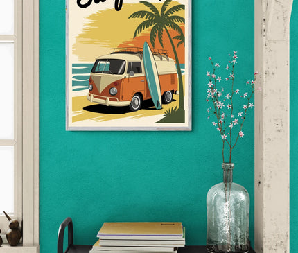 Affiche vintage surf copie 2