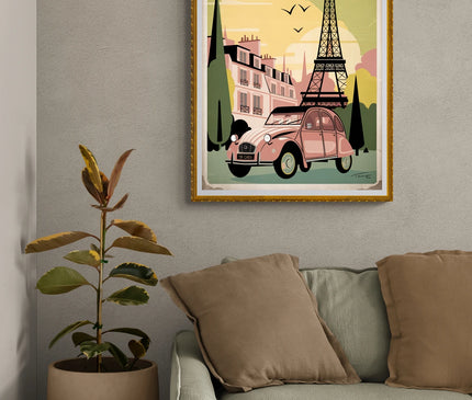 affiche paris vintage