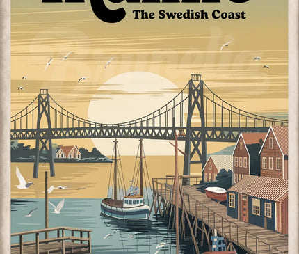 Affiche vintage Malmö