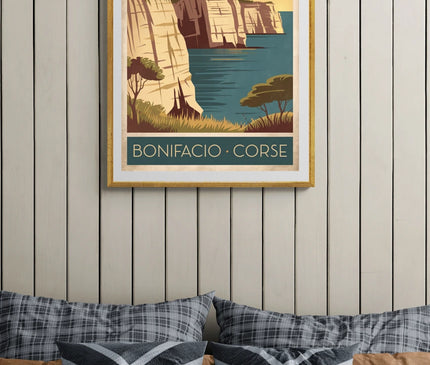 affiche vintage bonifacio
