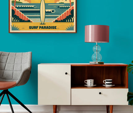 affiche vintage surf