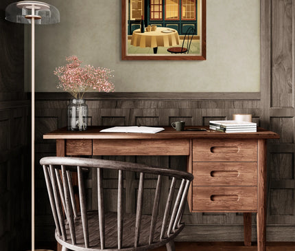 affiche vintage bistrot