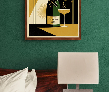 affiche vintage champagne