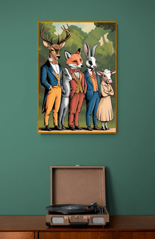 affiche animaux vintage