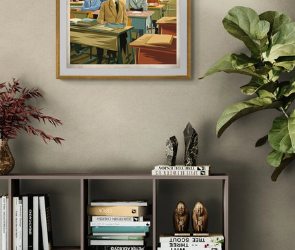 affiche vintage ecole