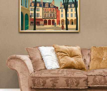 affiche tours vintage