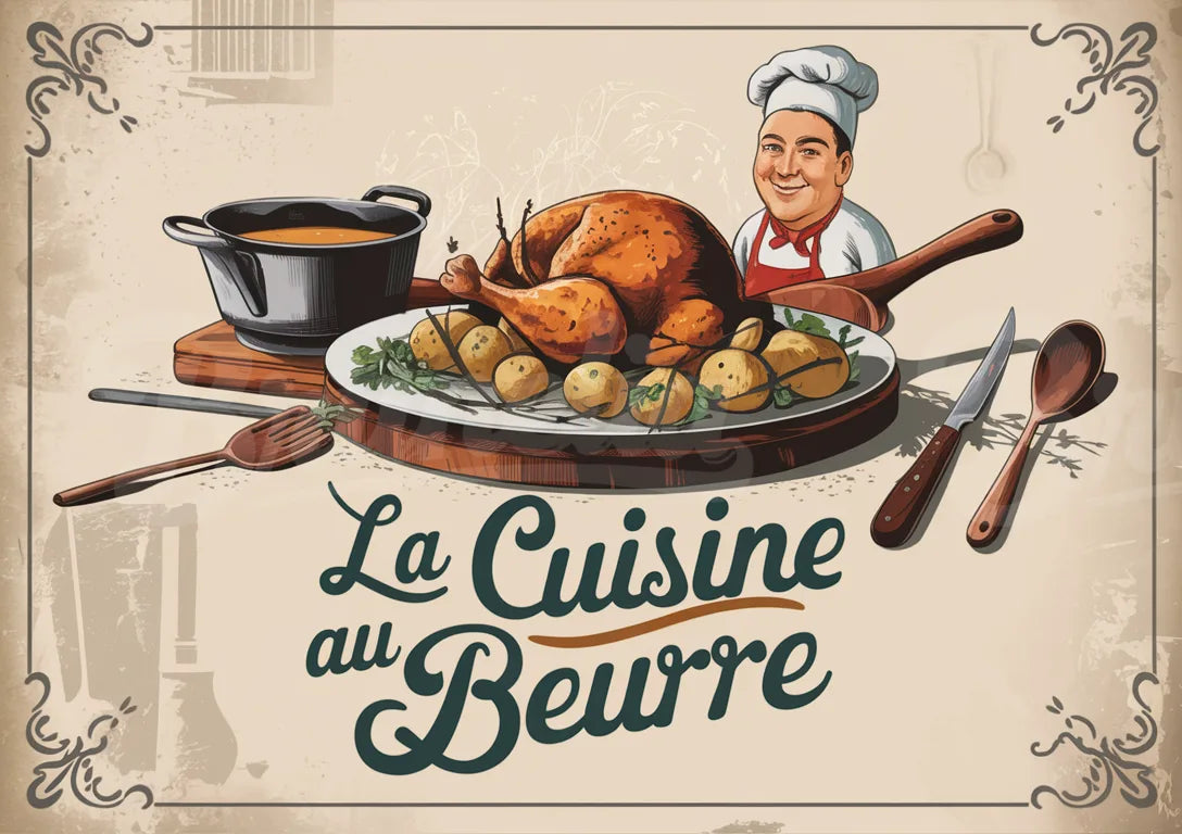 affiche retro cuisine