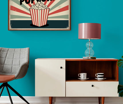 Affiche pop-corn salé rétro