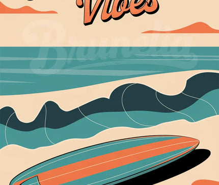 Pack Surf - 4 affiches A4 · Sélection 4