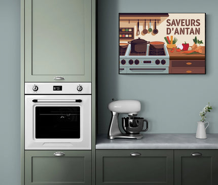 affiche cuisine vintage