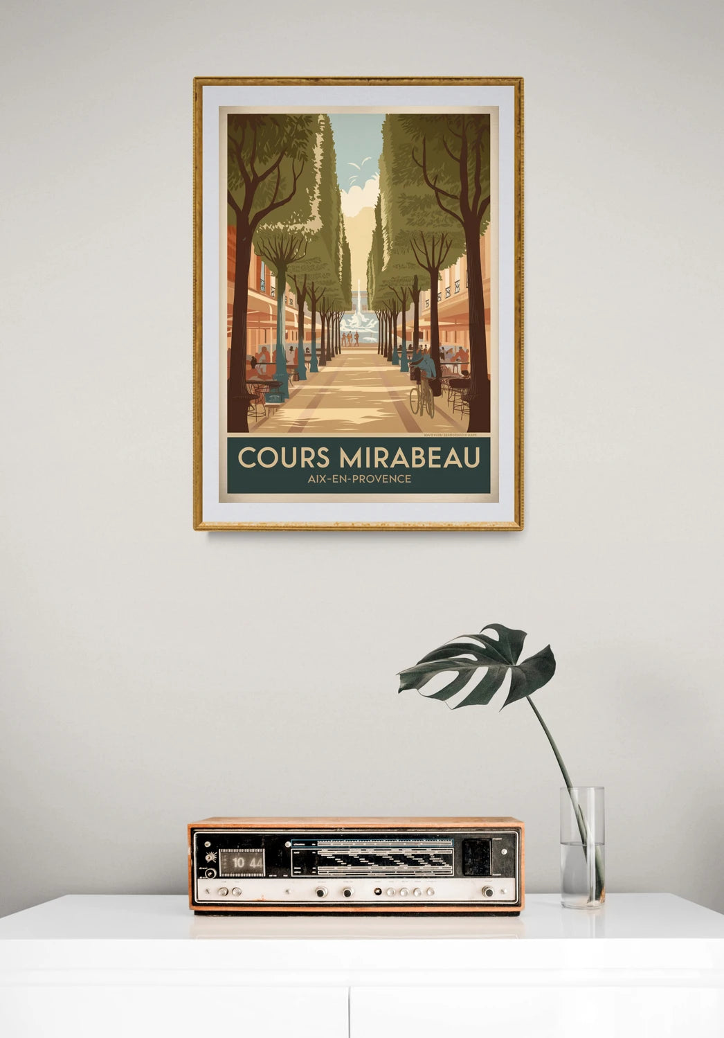 Affiche vintage Cours Mirabeau