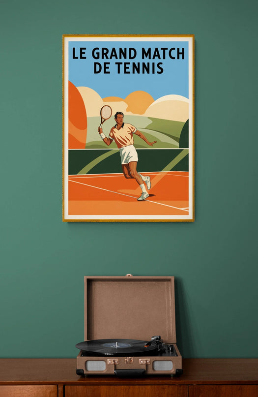 Affiche vintage affiches publicitaires tennis