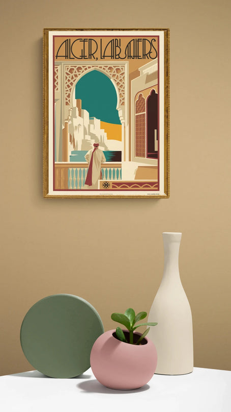 affiche algérie vintage
