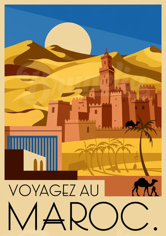 affiche vintage maroc 2