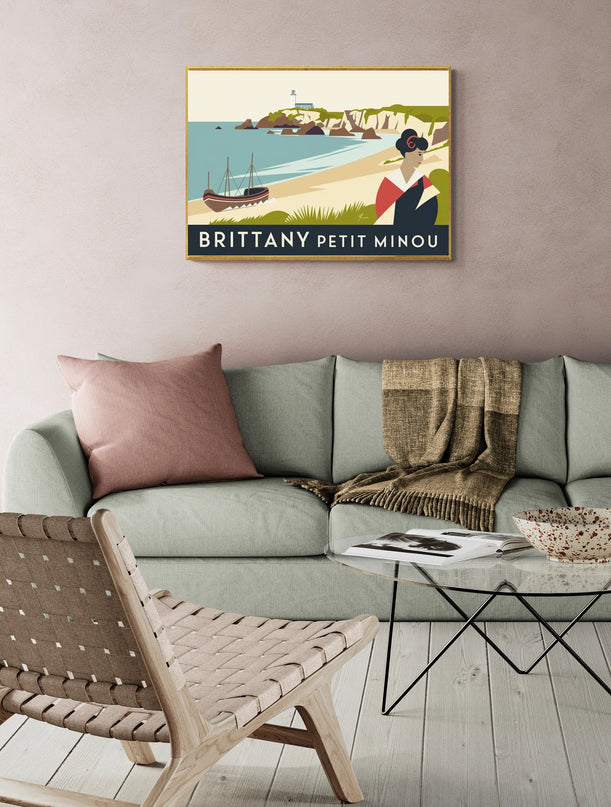 affiche bretagne vintage