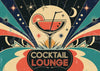 Affiche Lounge rétro art déco Cocktail