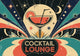 Affiche Lounge rétro art déco Cocktail