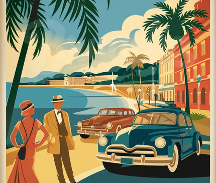 affiche nice vintage