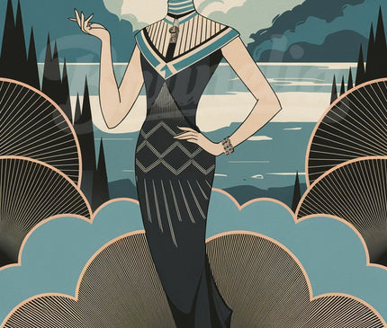 affiche vintage art deco