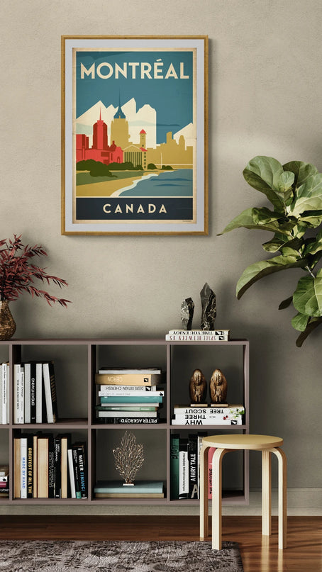 affiche montreal vintage