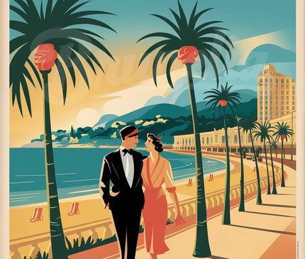 affiche vintage cannes