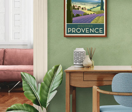 affiche paysage vintage