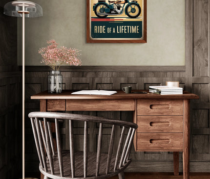 affiche moto ancienne