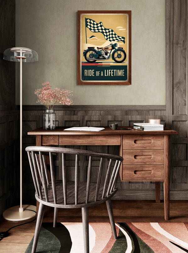 affiche moto ancienne