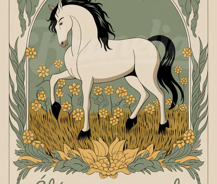 affiche vintage animaux