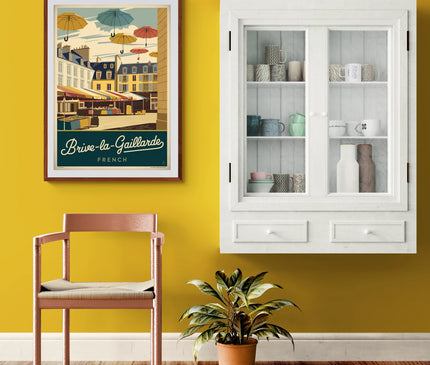 Affiche vintage Brive-la-Gaillarde