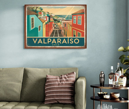 Affiche vintage Valparaíso