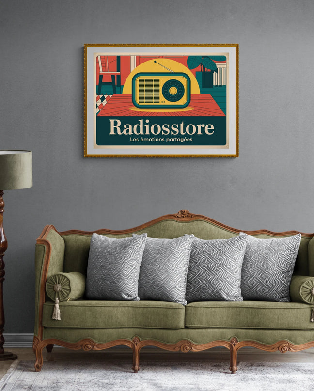 affiche vintage marque