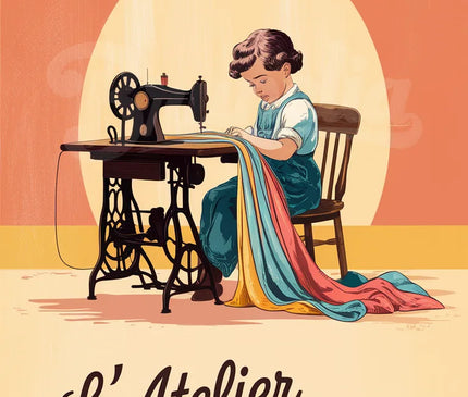 affiche enfant vintage