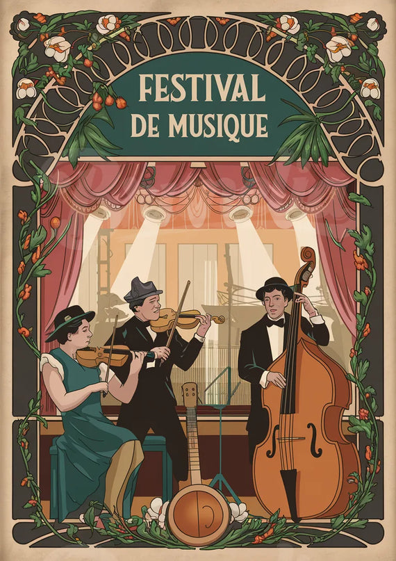 Affiche presse ancienne