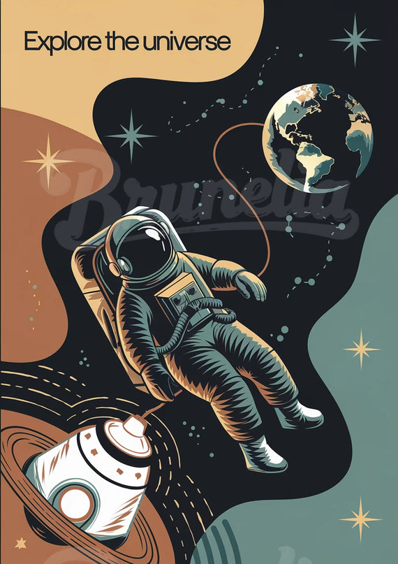affiche nasa retro
