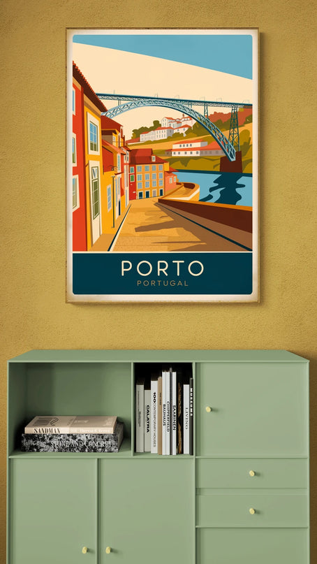 affiche porto vintage