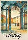 Affiche Nancy Art déco portail monumental
