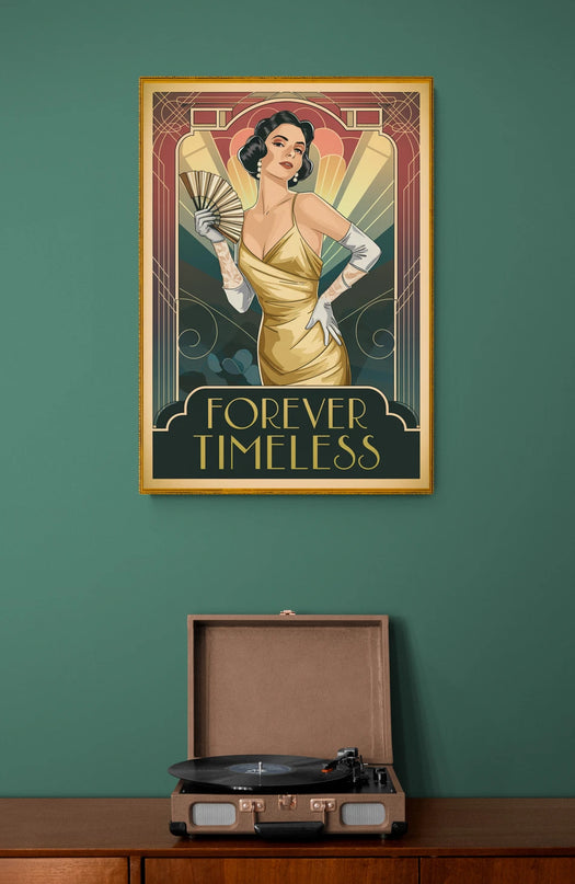 Affiche glamour vintage